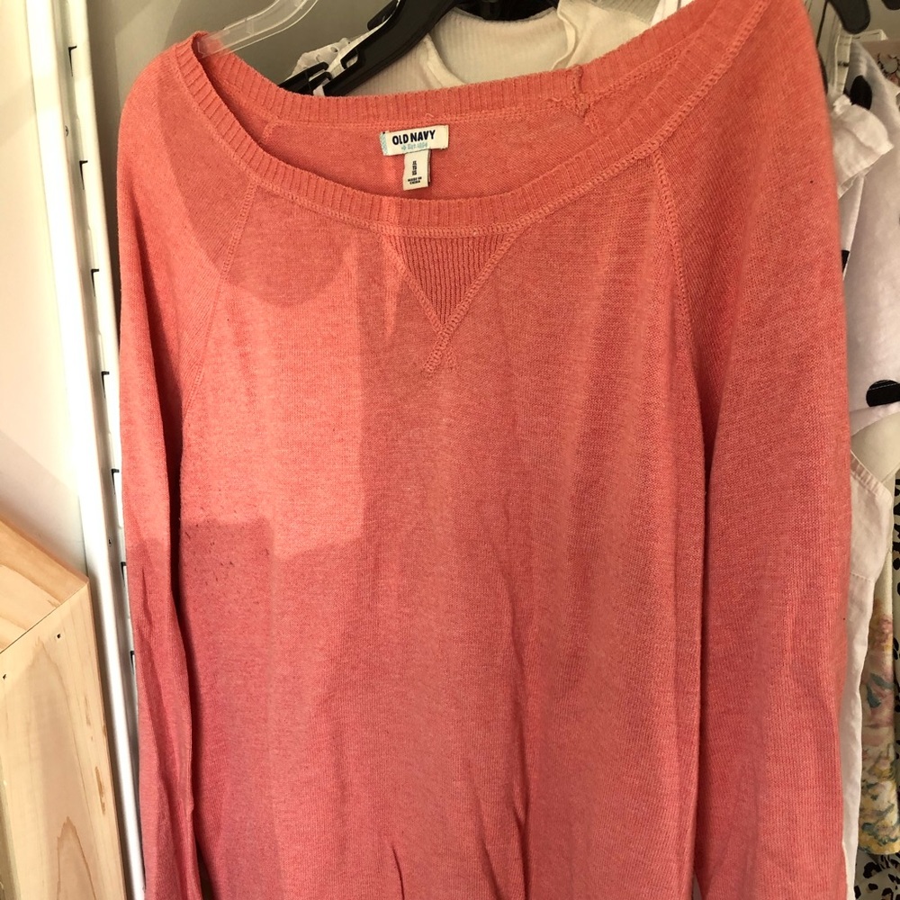 Coral sweater